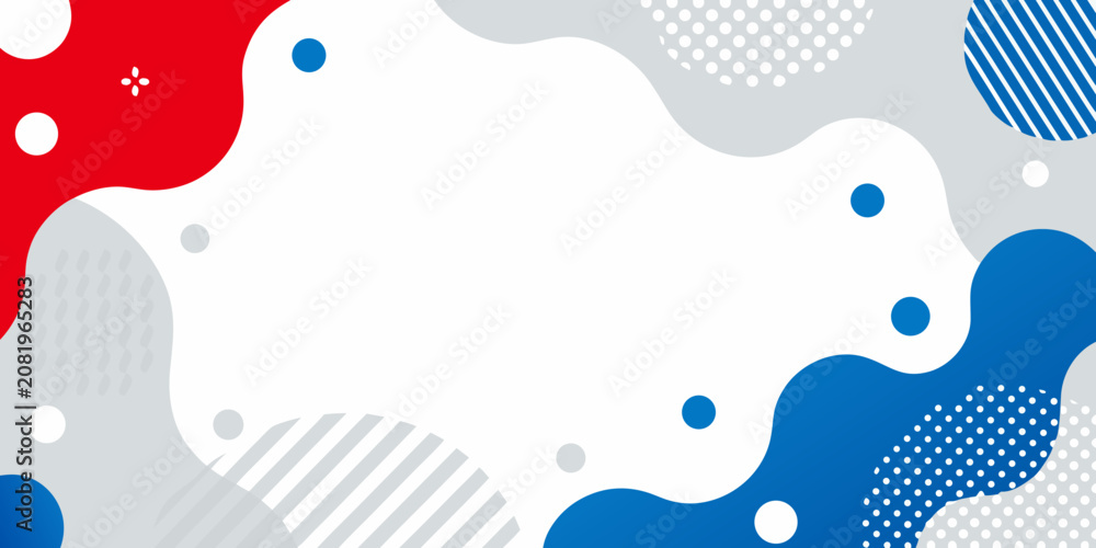 Fototapeta premium Abstract fluid shapes and dotted patterns a colorful vector background