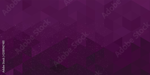 Canvastavla purple triangles - seamless geometric background