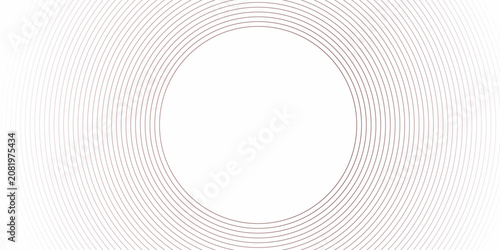 Abstract white background with red circle lines. Digital future technology concept. vector illustration.EPS,10