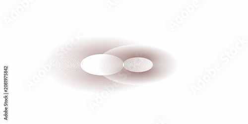 Abstract white background with red circle lines. Digital future technology concept. vector illustration.EPS,10