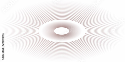 Abstract white background with red circle lines. Digital future technology concept. vector illustration.EPS,10