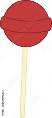 Lollilop on a white background