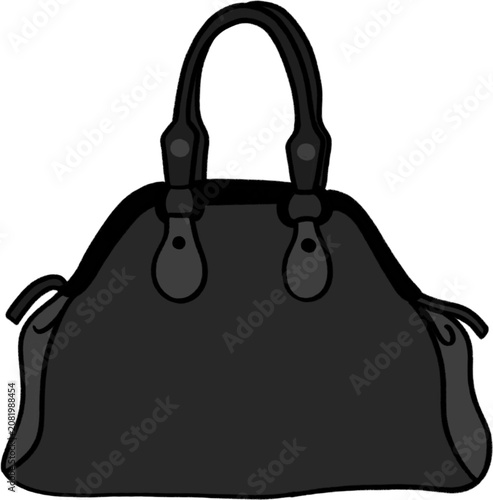 female bag isolated on white background
