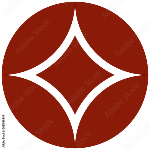 Chinese Traditional Ornament Icon Flat Vector Illustration