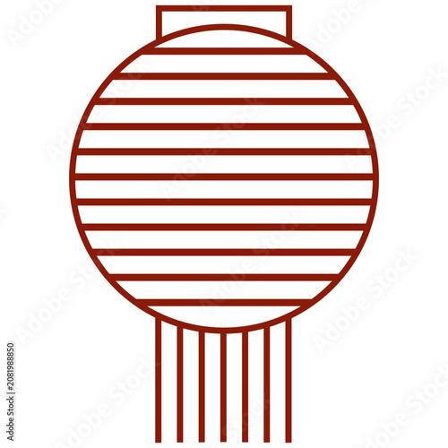 Chinese New Year Decorative Ornament Vector Icon