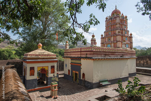 Ranjeshwar Temple, an ancient, culturally significant Lord Shiva temple. Famous for its Maratha history and ingenious traditional water management system. Pune, Maharashtra, India.