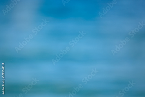 Obraz na plátně 静かな海と波をイメージした水彩画風の青い抽象風景背景素材