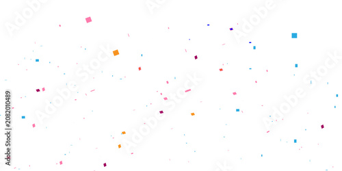 Εκτύπωση καμβά colorful confetti background with vibrant blue and red pieces scattered across a