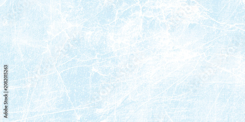 Foto Light blue scratched paint wall texture, weathered industrial surface, subtle scuff marks and fine cracks, soft matte finish, abstract grunge background