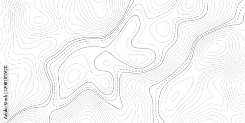 Topographic map background geographic line map with elevation assignments.Topography and geography map grid abstract backdrop. vector illustration.
