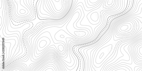 Topographic map background geographic line map with elevation assignments.Topography and geography map grid abstract backdrop. vector illustration.