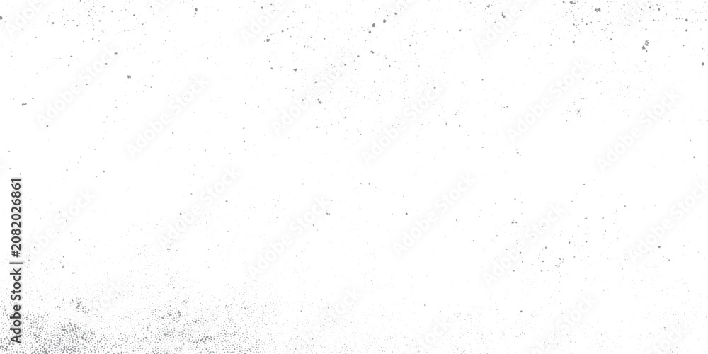 Naklejka premium Abstract grunge texture background with grain overlay and rustic distressed dust effects and various floating specks on white 