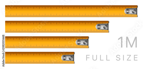 Photos Realistic tape measure meter in vector SVG format, featuring a retractable measuring tape isolated on transparent background for construction, tailoring, engineering, and DIY projects