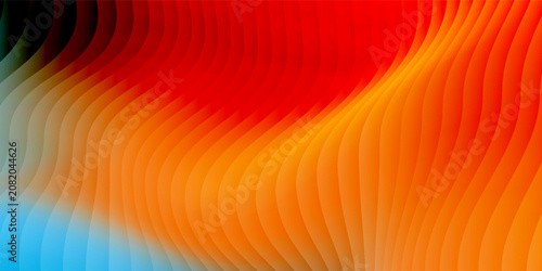 Abstract Colorful Vertical Gradient Stripes Background With Warm Red and Cool Blue Tones