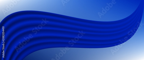 Abstract vector wave silk satin fabric for grand opening ceremony