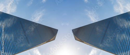Photography a digitally composed fine art architectural photograph created by mirroring and