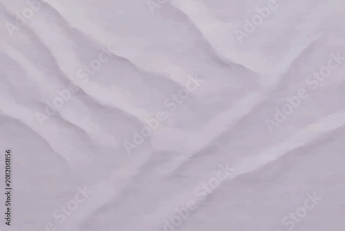 Pale Lavender Gray Crumpled Paper Texture Background.