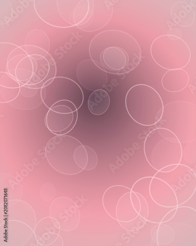 Pink Bokeh Circles Abstract Background