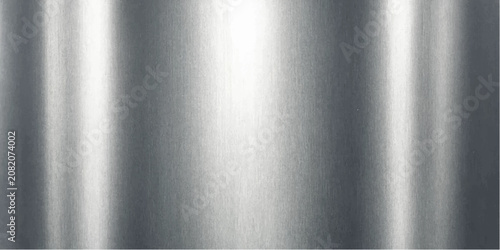 Brushed metal texture with vertical highlights suggesting a sleek and modern industrial surface.