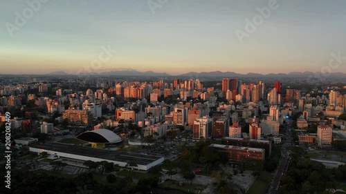 Museu do olho em Curitiba visto de cima