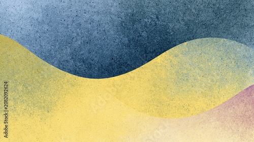 relaxing wave pattern with soft stippling in tri-tone background