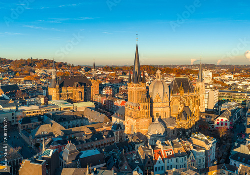 Aachen Aken Aix-La-Chapelle Cityscape NRW Gemany
