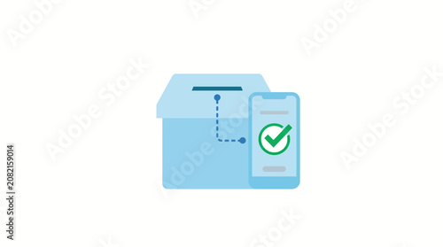 Digital Voting Box and Smartphone Integration Concept for Secure Online Election Systems and Electronic Ballot Casting Processes