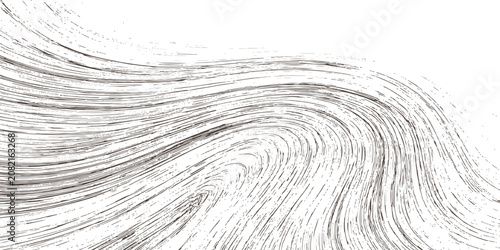Foto Abstract brown flowing lines background dynamic wavy texture contour map topographic organic pattern vector illustration graphic