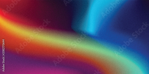 Fotografie A dynamic abstract background featuring a smooth transition of colors from fiery
