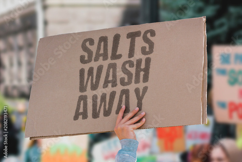 Konstfotografi "Salts wash away" Electrolytes deplete through perspiration
