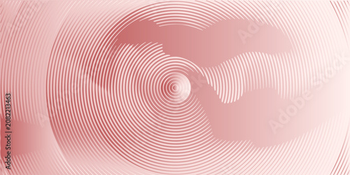 Abstract white background with red circle lines. Digital future technology vector eps10