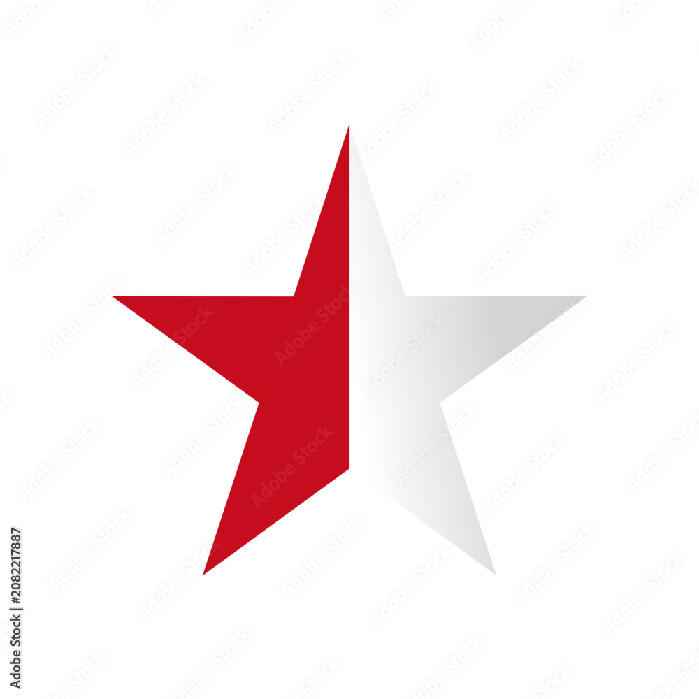 Fototapeta premium Indonesian Flag Illustration