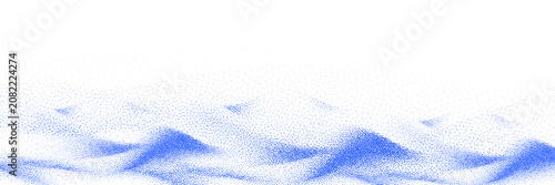 Photos White snowdrift frame with falling flakes and icy texture.