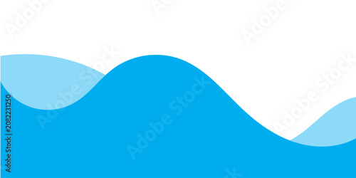Abstract blue wave water vector background with flowing ocean curves and liquid motion lines, sea pattern illustration, modern web wallpaper design with wavy shapes and light blue texture