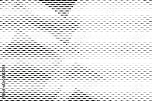 Abstract halftone dot pattern glitch texture isolated on transparent background, Vector, illustration
