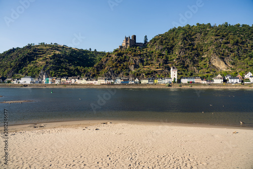 Niedrigwasser am Rhein