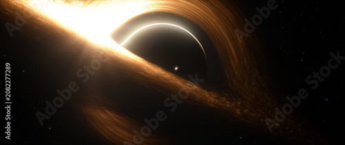 Black hole with accretion disk