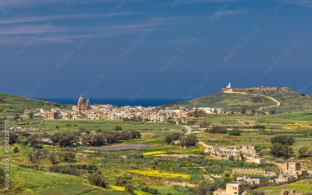 Obraz premium Basilika der seligen Jungfrau von Ta' Pinu, Malta, in Europa