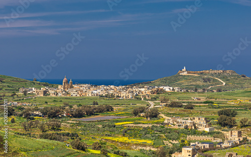 Cuadro en lienzo Basilika der seligen Jungfrau von Ta' Pinu, Malta, in Europa