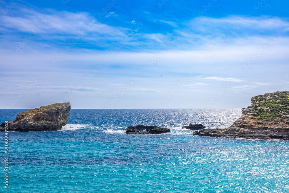 Fototapeta premium Blue Lagoon, Malta, in Europe