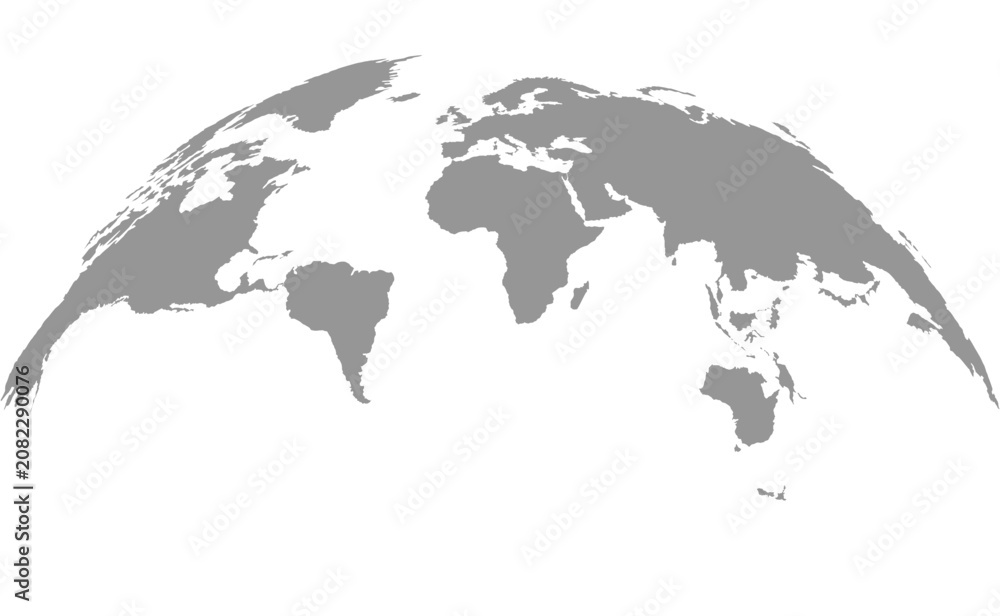 Obraz premium world map in detail