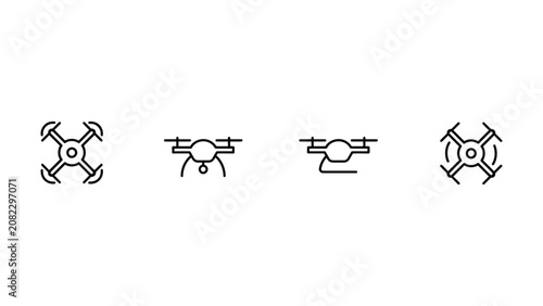 Foto Drone Icons Collection 007