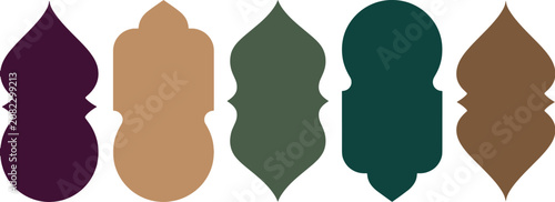 Vector Illustration Decorative frames and ornamental borders collection in vintage style isolated on transparent background vector illustration.
