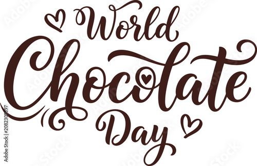 Cuadro en lienzo World chocolate day celebration delicious treats and chocolatey delights