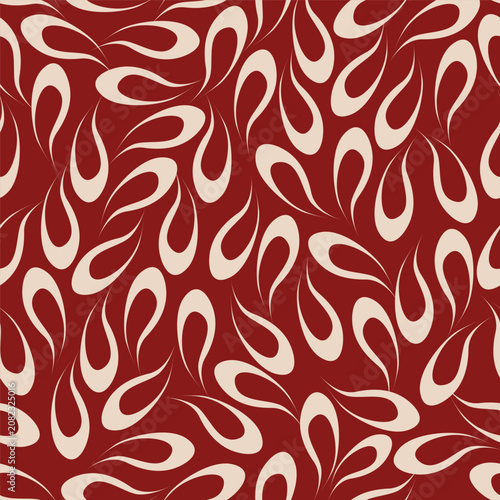Floral seamless pattern, Flower chintz pattern seamless vector border print. Botanical batik background. Arabesque floral ornament motif for decoration fabric, women clothing, scarf, wallpaper design