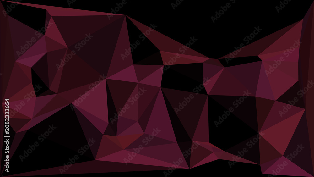 Fototapeta premium Abstract Geometric Background with Dark Red and Black Tones
