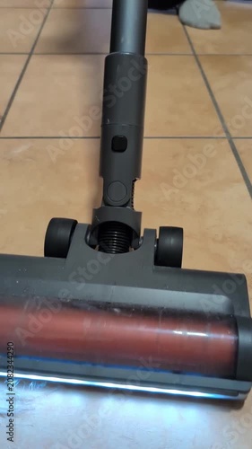 vacuum cleaner on floor