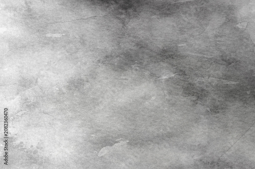 Gray abstract watercolor background texture