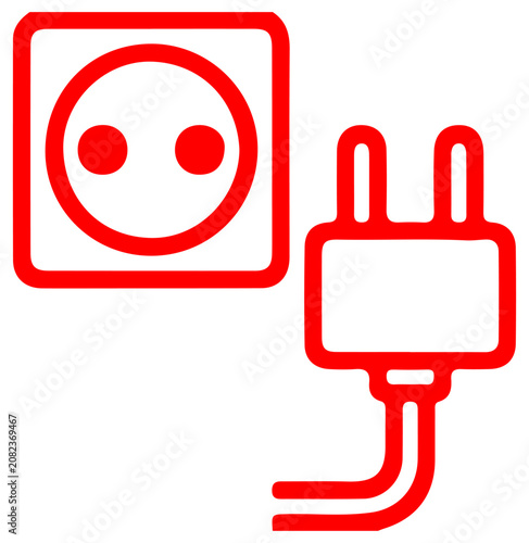 plug icon simple icon. Vector ICON all icon Viktor.
