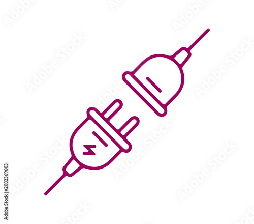 plug icon simple icon. Vector ICON all icon Viktor.
